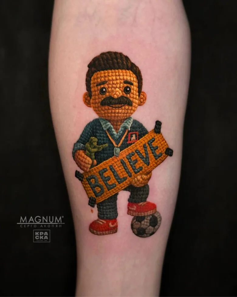Gestrickte Tattoos von Sergo Akopyan
