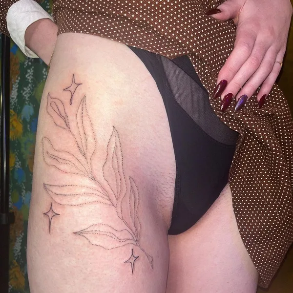 Fine Line tattoo by Mira Mariah in New York City