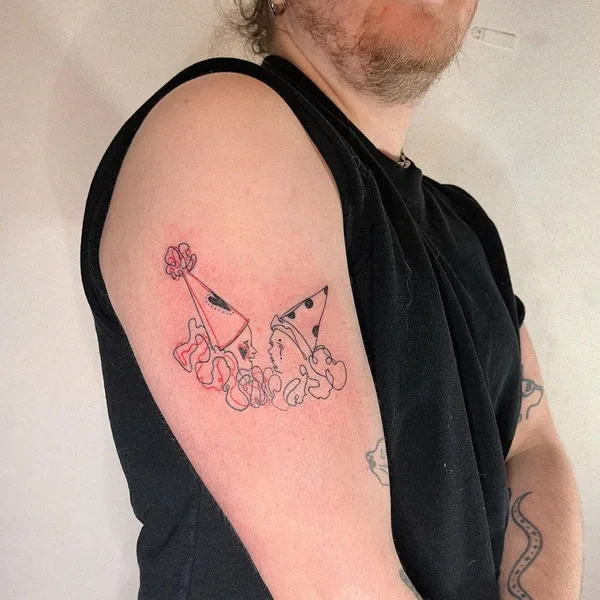 Fine Line tattoo by Mira Mariah in New York City