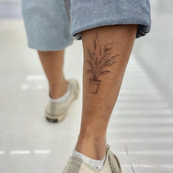 Fine Line tattoo by Carla R in New York City