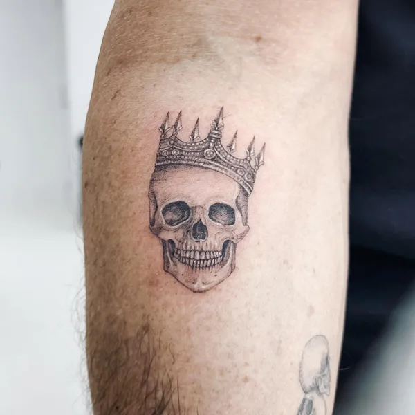 Fine Line tattoo by Carla R in New York City