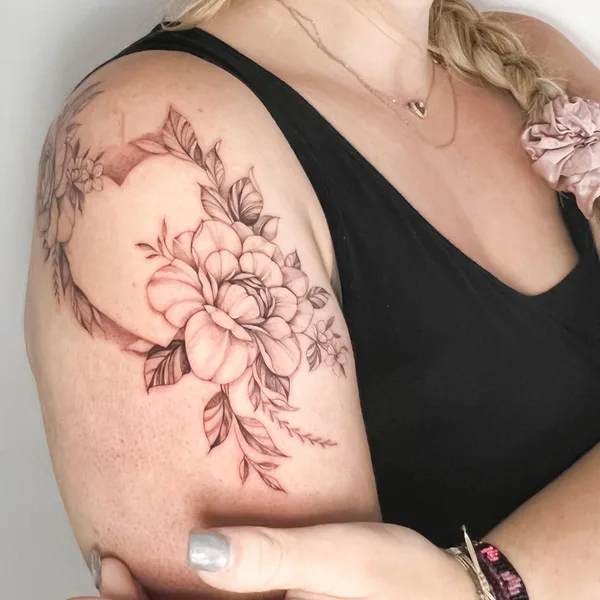 Fine Line tattoo by Carla R in New York City