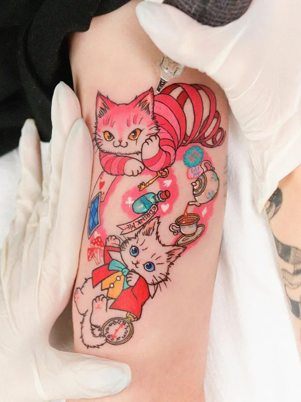 female color illustrative 타투 부위 forearm #63400 | 타투이스트 Yoon