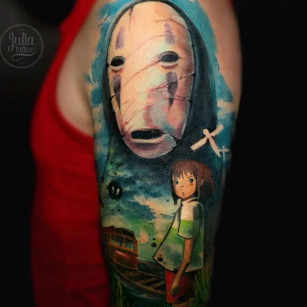 Watercolor tattoo by Julia Prozorova in Ростов-на-Дону