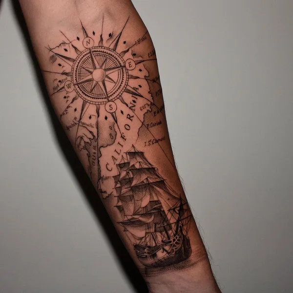 Graphic tattoo by Никита Гриненко in Ростов-на-Дону