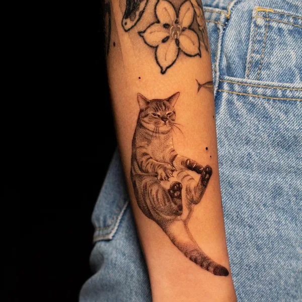 Graphic tattoo by Никита Гриненко in Ростов-на-Дону