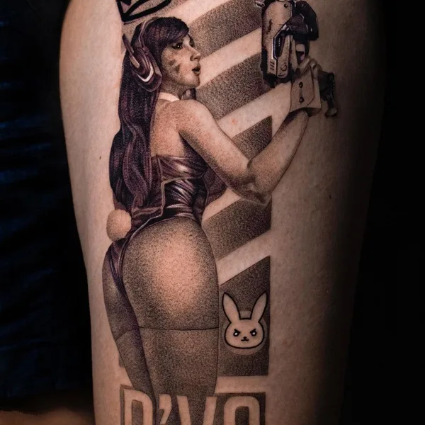 Graphic tattoo by Никита Гриненко in Ростов-на-Дону