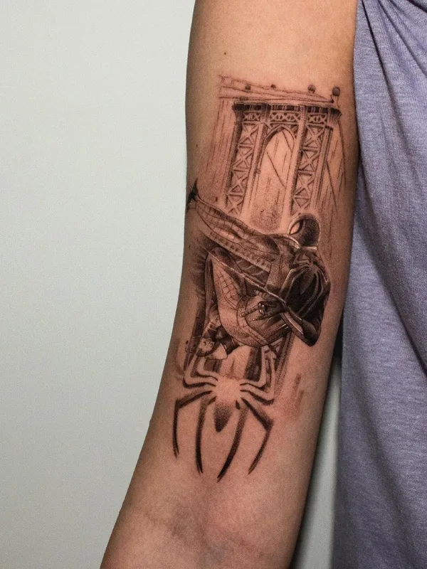 black and grey black and grey татуировка на forearm #52618 | Тату мастер Никита Гриненко