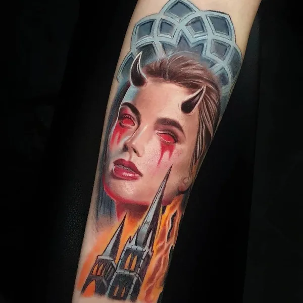 Neo Traditional tattoo by Katia Ink in Ростов-на-Дону