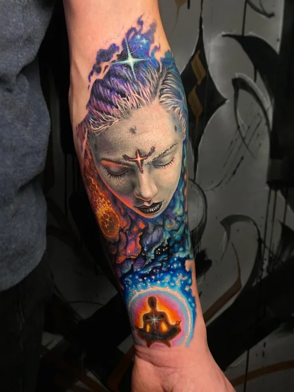 color realism tattoo auf forearm #52670 | Tätowierer Юрий Симакин
