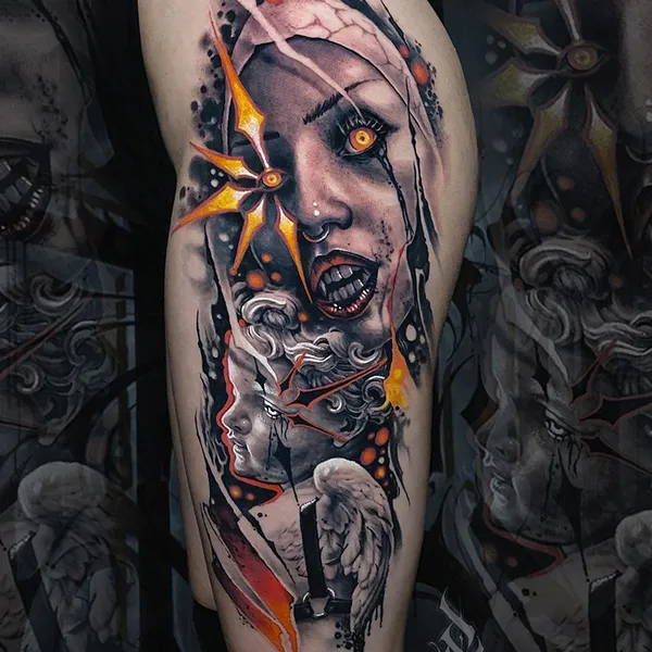Realism tattoo by Юрий Симакин in Ростов-на-Дону