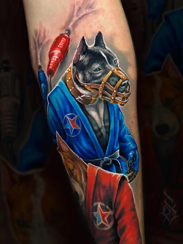 color realism tattoo auf forearm #52658 | Tätowierer Юрий Симакин