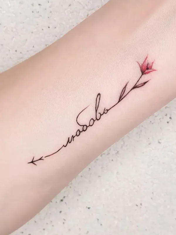 female color fineline татуировка на forearm #52705 | Тату мастер Эвелина @evelina_lem_tattoo
