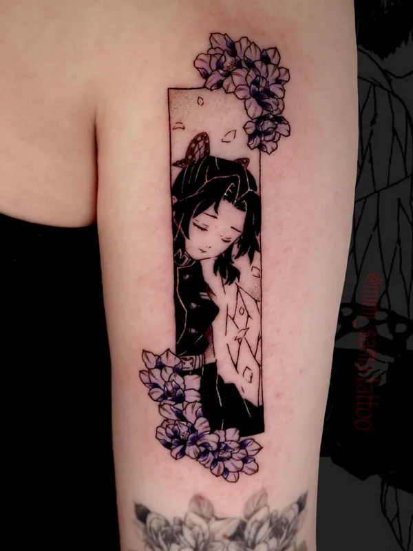 female color anime 타투 부위 forearm #53948 | 타투이스트 Mimi Sama 