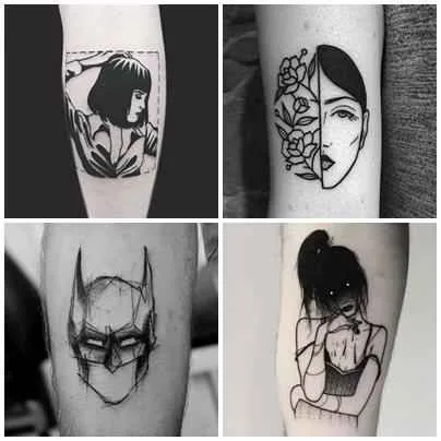 black and grey sketch Tatuagem em forearm #16685 | Tatuador Patrícia Yutaka