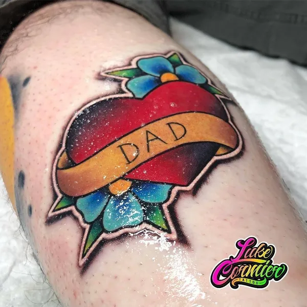 New School tattoo by Luke Cormier in Sydney