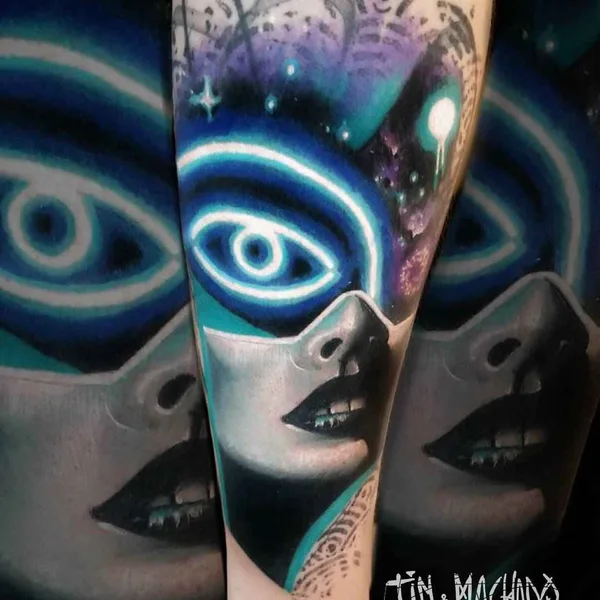 Авторская tattoo by Tin Machado in Buenos Aires