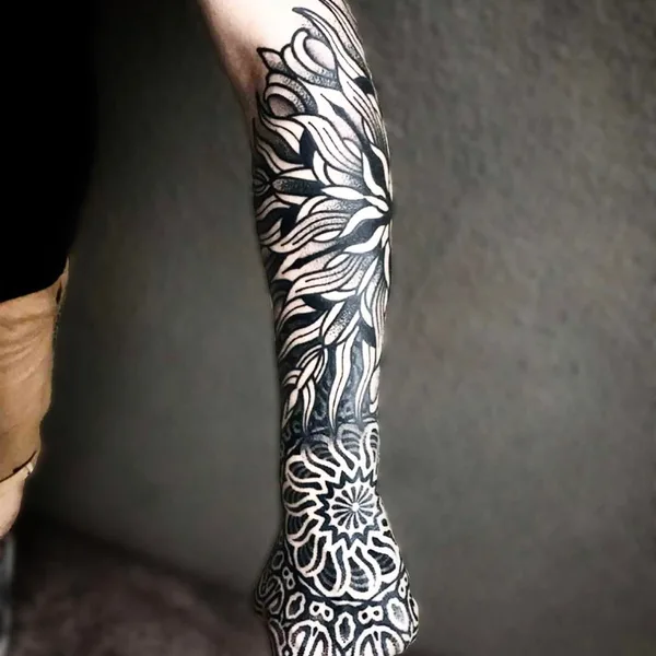 Graphic tattoo by Сharly Saconi in Buenos Aires