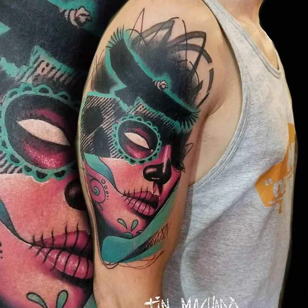 Авторская tattoo by Tin Machado in Buenos Aires