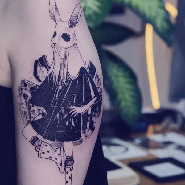 Сюрреализм tattoo by Serena Caponera in Rome