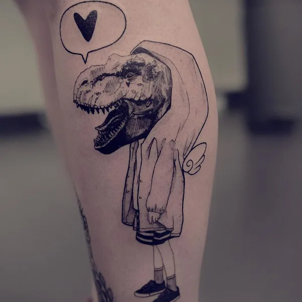Сюрреализм tattoo by Serena Caponera in Rome