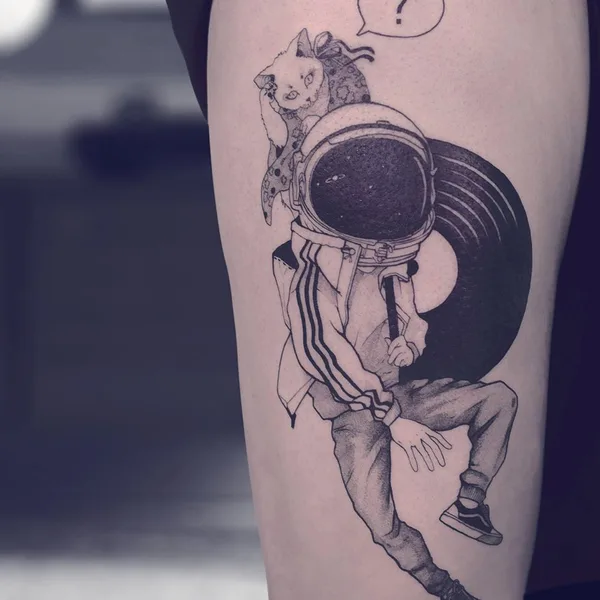 Сюрреализм tattoo by Serena Caponera in Rome