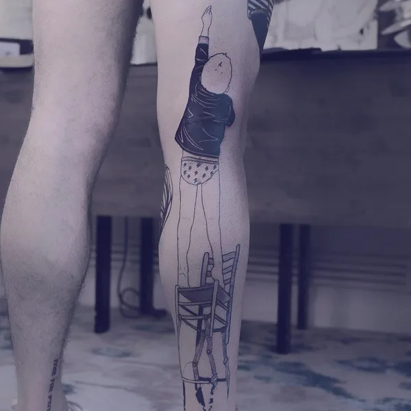 Сюрреализм tattoo by Serena Caponera in Rome