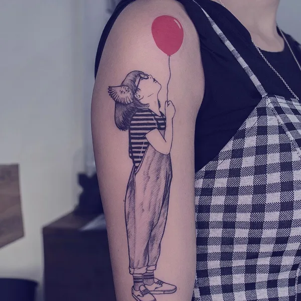 Сюрреализм tattoo by Serena Caponera in Rome