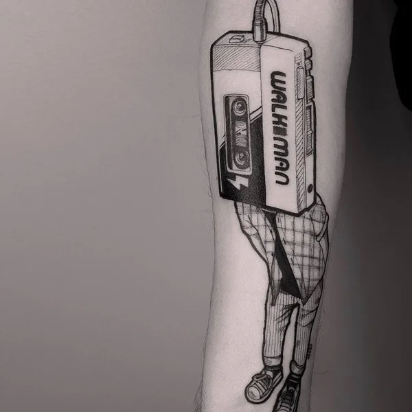 Сюрреализм tattoo by Serena Caponera in Rome