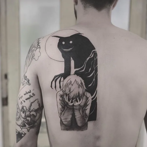 Сюрреализм tattoo by Serena Caponera in Rome