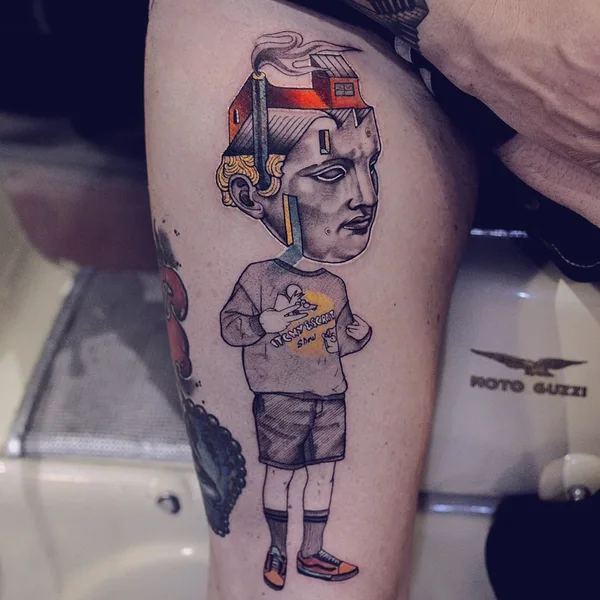 Сюрреализм tattoo by Serena Caponera in Rome