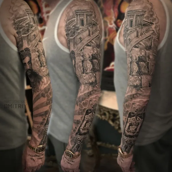 Black & Grey tattoo by Явтушенко Дмитрий