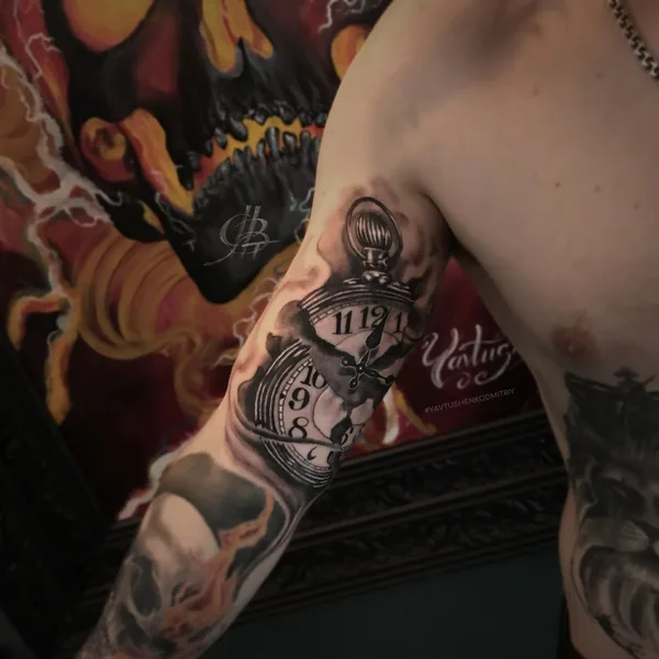 Black & Grey tattoo by Явтушенко Дмитрий