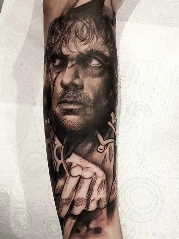 black and grey realism татуировка на forearm #15553 | Тату мастер Dan Mihalache