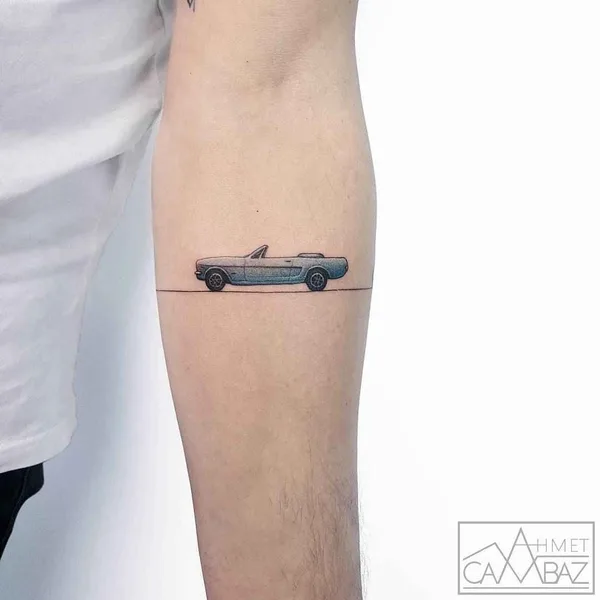 miniature tattoo by Ahmet Cambaz in Стамбул