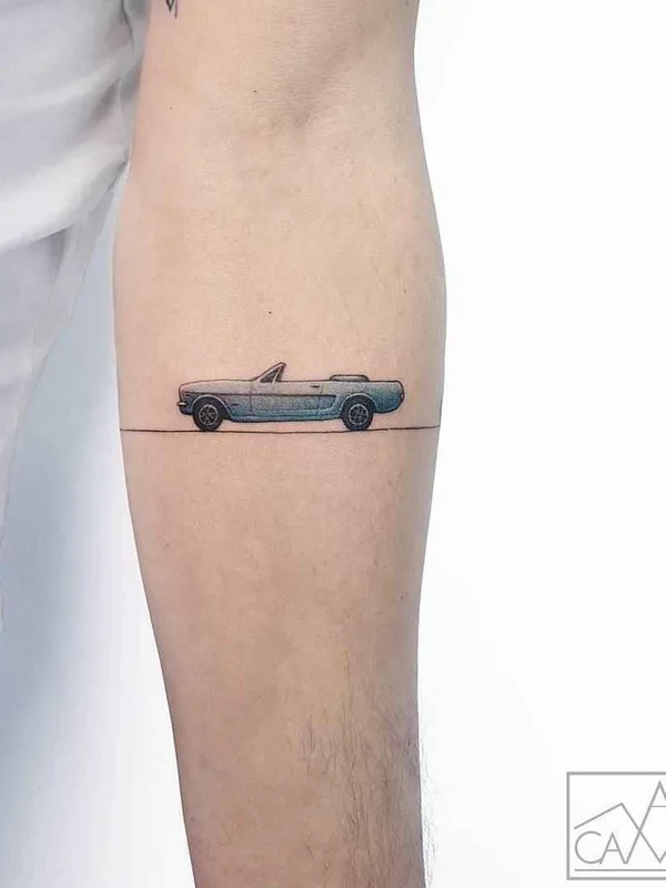 female color miniature tatuaje en forearm #15544 | Tatuador Ahmet Cambaz