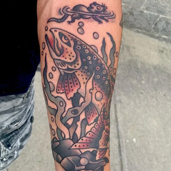 Old School tattoo by Paul Anderson in Morgantown