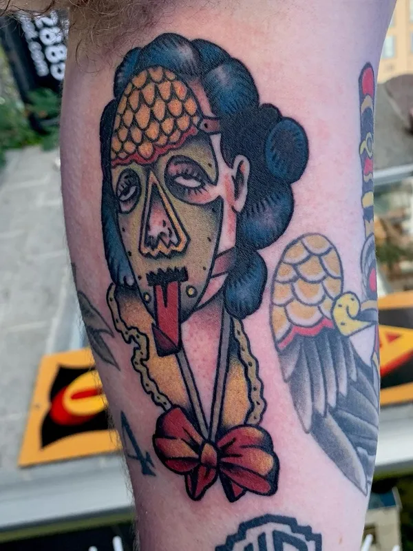 color traditional Tatuaggio su forearm #57706 | Tatuatore Paul Anderson