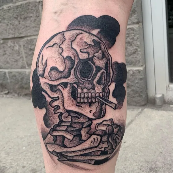 Old School tattoo by Paul Anderson in Morgantown