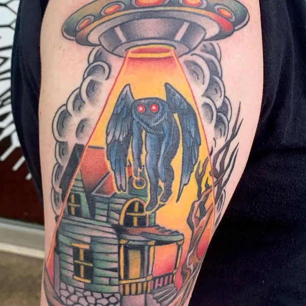 Old School tattoo by Paul Anderson in Morgantown