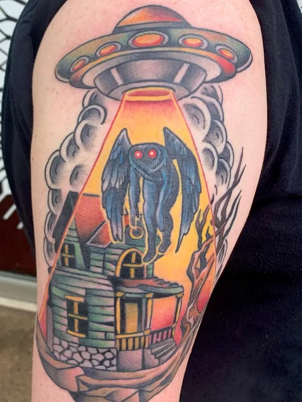 color neo traditional Tatuaggio su upper arm #57709 | Tatuatore Paul Anderson