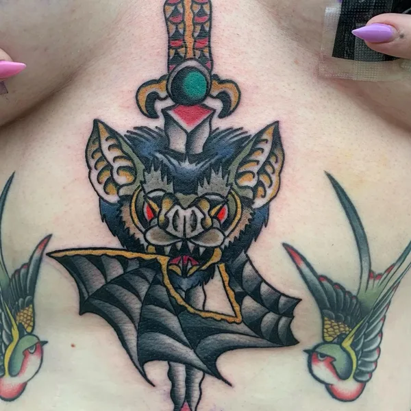 Old School tattoo by Paul Anderson in Morgantown