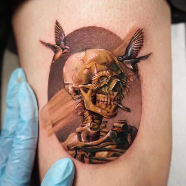 miniature tattoo by Sara Qano in Amsterdam