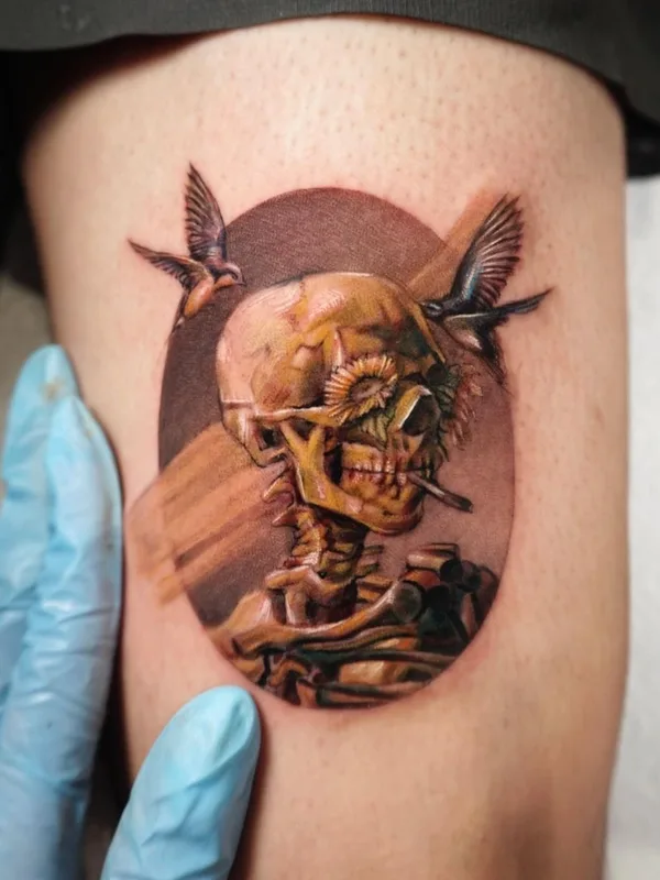 miniature tattoo by Sara Qano in Amsterdam