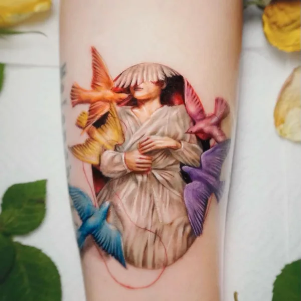 miniature tattoo by Sara Qano in Amsterdam