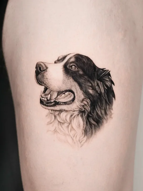black and grey realism 타투 부위 thigh #57729 | 타투이스트 Thommesen Ink