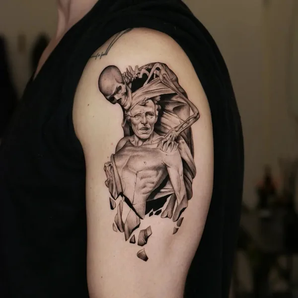 miniature tattoo by Thommesen Ink in Wien