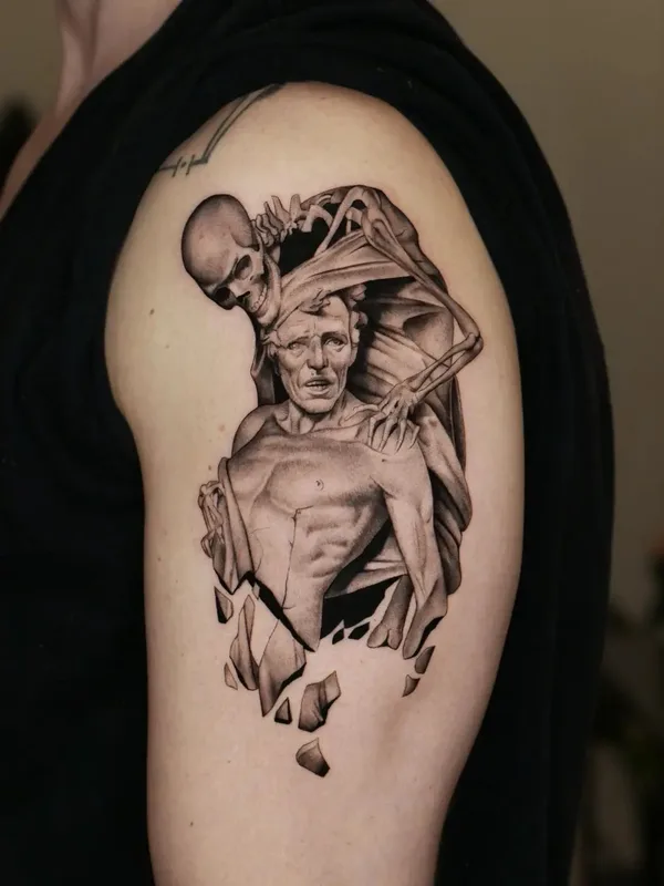 black and grey realism 타투 부위 upper arm #57723 | 타투이스트 Thommesen Ink