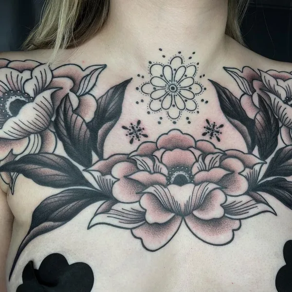 Graphic tattoo by Megan Carroll in Birmingham