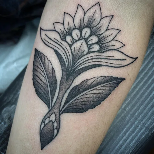 Graphic tattoo by Megan Carroll in Birmingham